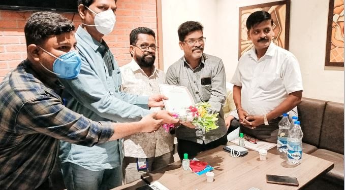 જર્નલિસ્ટ યુનિયન ઑફ મહારાષ્ટ્રના મીરા ભાયંદર વિભાગની કાર્યકારિણીની ઘોષણા